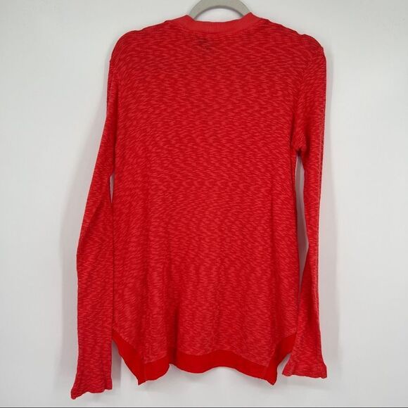 Anthropologie Left of Center Evie Coral Knit Button Front Cardigan Sweater - Picture 7 of 13